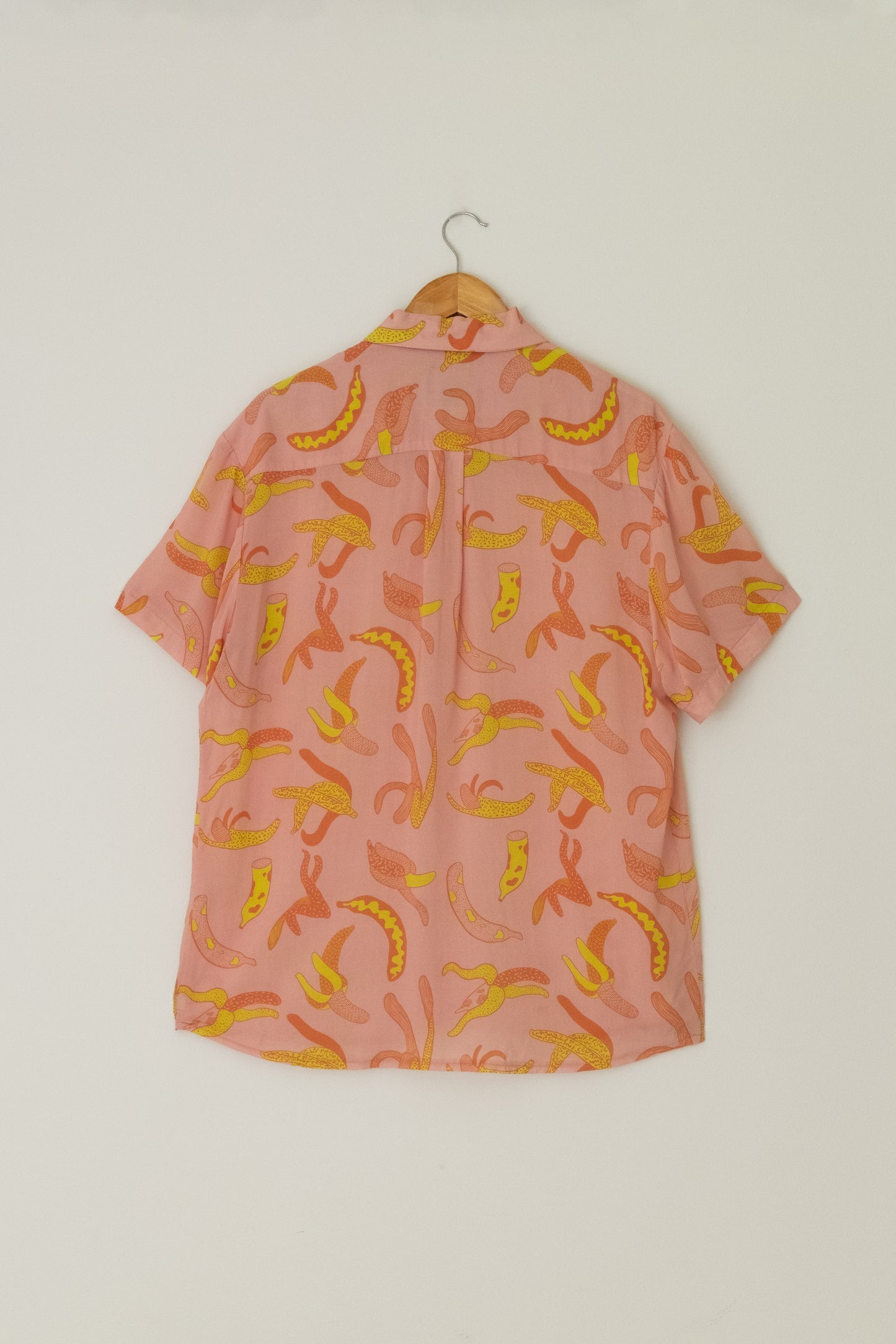 Relaxed Button Up Shirt-Bananas